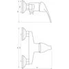 Змішувач для душу Globus Lux Solly GLSO-0105N - 6