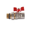 Кран кульовий прямий з американкою WATERVALVE Q003  NV-V343 3/4&Prime; ЗB - 1