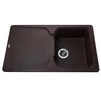 Гранітна мийка Globus Lux BOREN коричневий 860x500мм-А0006 - 1