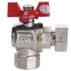 Кран кульовий кутовий з накидною гайкою SOLOMON 3/4&Prime; ВВ PN40 160401 - 2