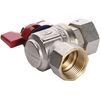 Кран кульовий кутовий з накидною гайкою SOLOMON 3/4&Prime; ВВ PN40 160401 - 3
