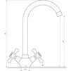 Змішувач для кухні DOMINO DKF-204-10-CRUIZE - 4