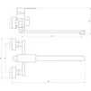 Змішувач для ванни Globus Lux Milano GLM-0208 - 8