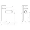 Змішувач для біде Globus Lux ALPEN SBT1-106 - 5