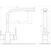 Змішувач для кухні під осмос Globus Lux LAZER GLLR-0111-4-COLORADO - 4