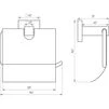 Тримач туалетного паперу Globus Lux SQ 9410 SUS304 - 3