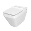 Унітаз компакта Cersanit CREA 010/020 SQUARE з сидінням дюропл SLIM LIFT (без бачка) - 1