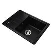Гранітна мийка Globus Lux MONO чорний 620х435мм-А0002 - 2