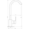 Змішувач для кухні Globus Lux Milano GLM-203SQ-BB - 6