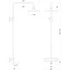Душова система Globus Lux Termostatic Q GLM-0041T-BB - 5