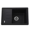 Гранітна мийка Globus Lux MONO графіт 620х435мм-А0001 - 1