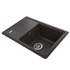 Гранітна мийка Globus Lux MONO коричневий 620х435мм-А0006 - 4