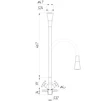 Змішувач для кухні DOMINO DK-H1-2N-103SK-G05 - 6