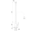 Змішувач для кухні Globus Lux Alpen SBT1-203SA-S21 - 6