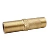 Різьбове з&amp;apos;єднання (згін) пряме латунне 3/4&Prime;ЗР х 3/4&Prime;ЗР ливарне довжина-100мм 0643Б - 1