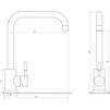 Змішувач для кухні Globus Lux ALPEN SBT1-203L-GP - 8
