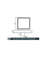 Трап душовий TILLO TM131-15 15х15см - 5