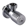 Кран кутовий кераміка  PROFESSIONAL EXCLUSIVE 1/2&Prime;X3/4&Prime; 898 CHROME (1шт.) - 2