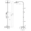 Душова система TOPAZ ODISS TO 18202-H66-BL - 5