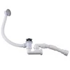 Сифон &Prime;Waterstal&Prime;для ванни регульований Click-Clack з гнучкою трубою 32/40/50  (А - 18089) - 1