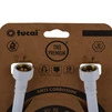 Шланг водяний TUCAI TAQ PREMIUM GRIF 1/2&Prime;x1/2&Prime; BВ 0,3м.АНТИКОР. ACB HG-1212-300  (Білий Мат) 209971 - 2