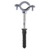 Хомут в зборi CR    1/2&Prime; (20-23мм) з гвинтом-шурупом 8*80 та дюбелем в уп., сірий - 1