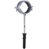 Хомут в зборi CR  1 1/2&Prime; (47-53мм) з гвинтом-шурупом 8*100 та дюбелем в уп., сірий - 4