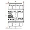 Клапан зворотнього ходу води ITAP     3/4&Prime; EUROPA 100 - 4