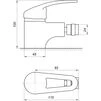 Змішувач для біде Globus Lux Caprice GLCA-0106 - 5