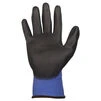 Рукавички трикотажні з частковим ПУ покриттям р10 (синьо-чорні манжет) SIGMA (9446431) - 4