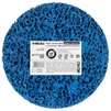 Круг зачистний з нетканого абразиву (корал) &Oslash;125мм без тримача синій середня жорсткість SIGMA (9175761) - 4