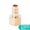 Штуцер з внутрішнім різьбовим з'єднанням  FT ⅜" (латунь) SIGMA (7022551) - 1