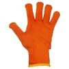 Рукавички трикотажні з точковим ПВХ покриттям р10 Тризуб КРАТНО 12 парам (помаранчеві) SIGMA (9442591) - 3
