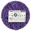 Круг зачистний з нетканого абразиву (корал) &Oslash;100мм без тримача фіолетовий жорсткий SIGMA (9175661) - 4