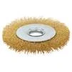 Щітка дротяна дископодібна &Oslash;115мм &Oslash;22.2мм (латуньована) GRAD (9031115) - 1