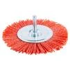 Щітка дротяна дископодібна &Oslash;100мм хвостовик &Oslash;6мм (нейлонова) SIGMA (9013301) - 1