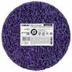 Круг зачистний з нетканого абразиву (корал) &Oslash;125мм на липучці фіолетовий жорсткий SIGMA (9176161) - 6