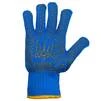 Рукавички трикотажні з точковим ПВХ покриттям р10 Тризуб КРАТНО 12 парам (сині) SIGMA (9442621) - 4