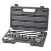 Набір насадок торцевих 1/2"+ аксесуари 16шт (кейс) GRAD (6003125) - 1
