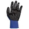 Рукавички трикотажні з частковим нітриловим покриттям р10 (синьо-чорні манжет) КРАТНО 12 парам SIGMA (9443541) - 6
