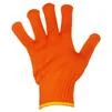Рукавички трикотажні з точковим ПВХ покриттям р10 Тризуб КРАТНО 12 парам (помаранчеві) SIGMA (9442591) - 5