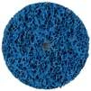 Круг зачистний з нетканого абразиву (корал) &Oslash;100мм без тримача синій середня жорсткість SIGMA (9175741) - 1