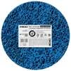 Круг зачистний з нетканого абразиву (корал) &Oslash;125мм на липучці синій середня жорсткість SIGMA (9176211) - 6