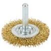 Щітка дротяна дископодібна &Oslash;50мм хвостовик &Oslash;6мм (латуньована) GRAD (9032055) - 1