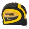 Рулетка магнітна обгумована з автостопом 5м&times;19мм SIGMA (3824051) - 3