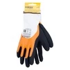 Рукавички трикотажні з подвійним латексним покриттям р10 (жовто-чорні, манжет) SIGMA (9445621) - 2