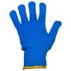 Рукавички трикотажні з точковим ПВХ покриттям р10 Тризуб КРАТНО 12 парам (сині) SIGMA (9442621) - 5