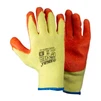Рукавички трикотажні з частковим латексним покриттям кринкл р9 економ (помаранч, манжет) SIGMA (9445411) - 1