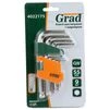 Ключі шестигранні 9шт 1.5-10мм CrV (короткі куля) GRAD (4022175) - 2
