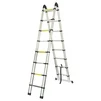 Драбина телескопічна універсальна 16 сходинок 5.0м FLORA (5033434) - 8